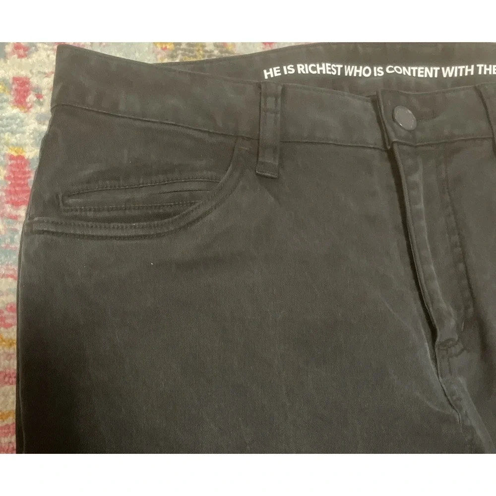 Men's Rhone Pants Size 32 Black Commuter Five Pocket 141364